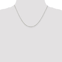 Sterling Silver 1.75mm Fancy Wave Flat Link Chain