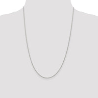 Sterling Silver Rhodium-plated 1.6mm Loose Rope Chain