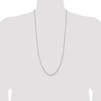 Sterling Silver 2.6mm Round Box Chain
