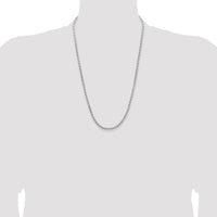 Sterling Silver 3.65mm Flat Rope Chain