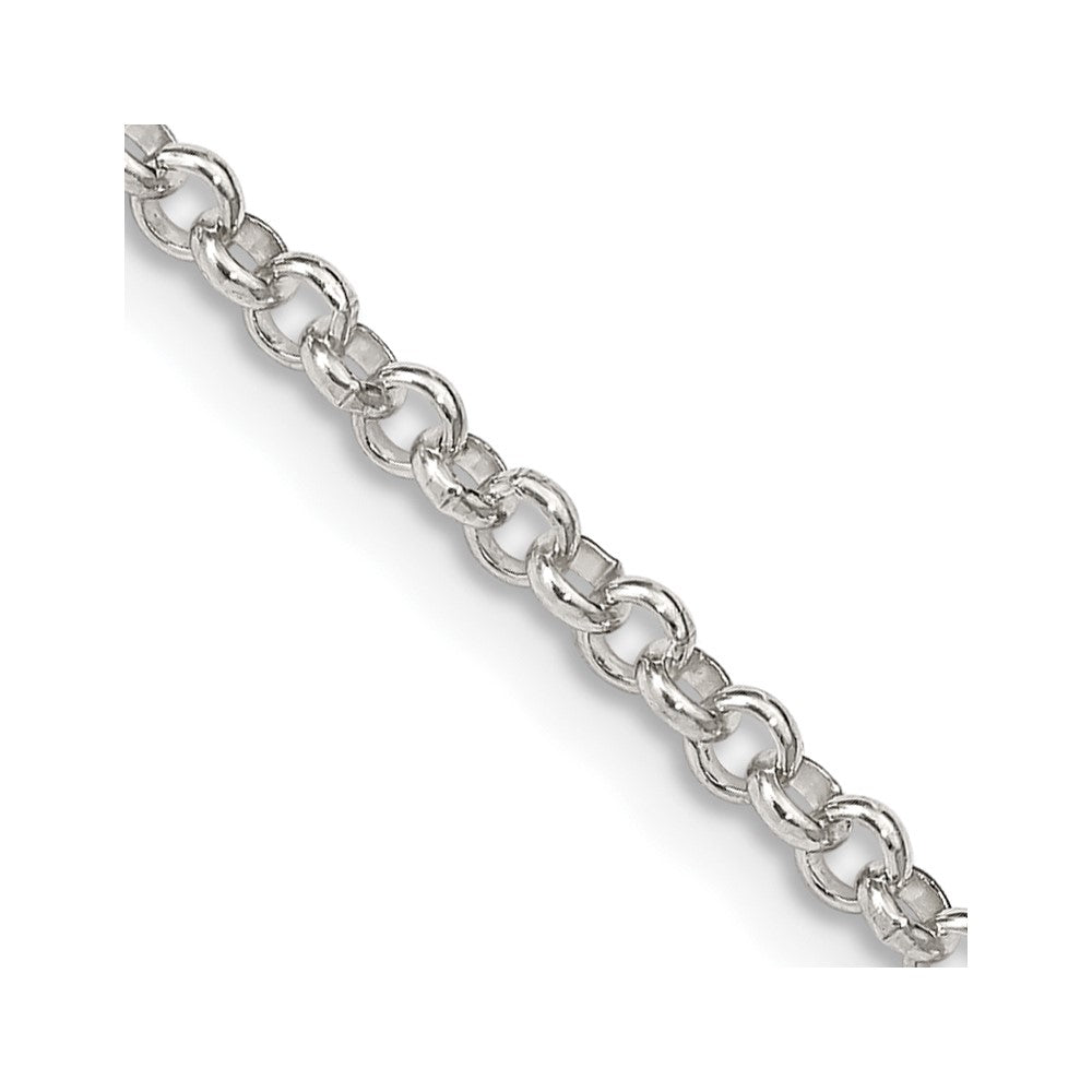 Sterling Silver 2.8mm Rolo Chain