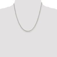 Sterling Silver 3mm Square Spiga Chain