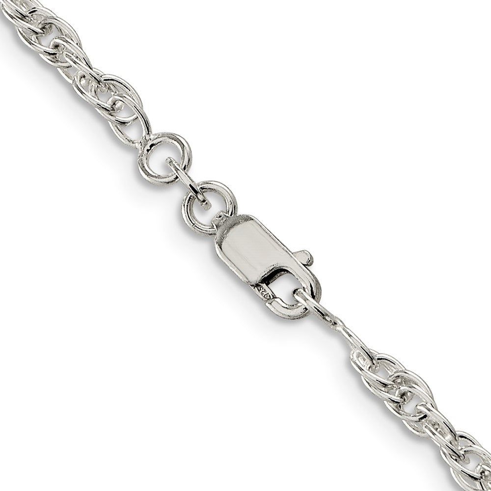 Sterling Silver 2.75mm Loose Rope Chain