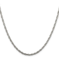 Sterling Silver 2.5mm Loose Rope Chain