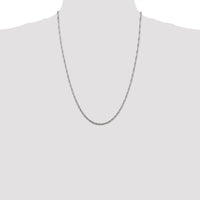Sterling Silver 2.5mm Loose Rope Chain