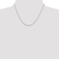 Sterling Silver 1.95mm Loose Rope Chain w/2in ext.