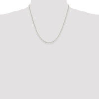 Sterling Silver 2.75mm Elongated Open Link Chain