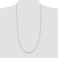 Sterling Silver 3.25mm Elongated Open Link Chain