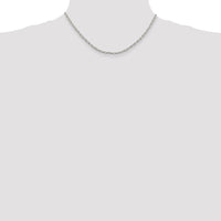 Sterling Silver 3mm Fancy Patterned Rolo Chain