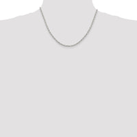 Sterling Silver 3mm Fancy Patterned Rolo Chain