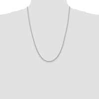 Sterling Silver 3mm Fancy Patterned Rolo Chain