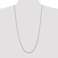 Sterling Silver 3mm Fancy Patterned Rolo Chain