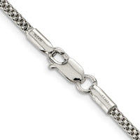 Sterling Silver 2.4mm Corona Chain