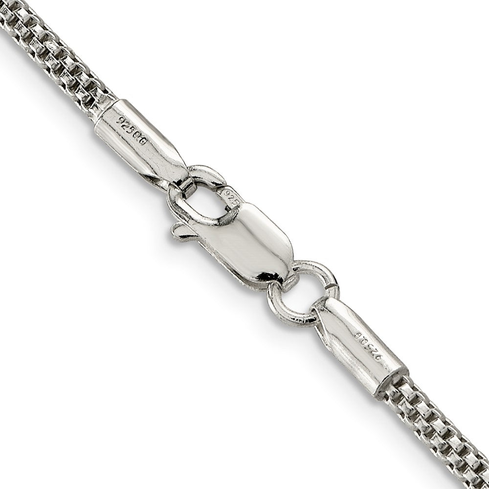 Sterling Silver 2.4mm Corona Chain