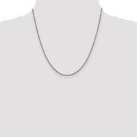 Sterling Silver 2.4mm Corona Chain