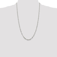 Sterling Silver 3mm Singapore Chain