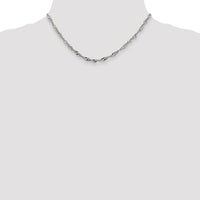 Sterling Silver 3.5mm Singapore Chain