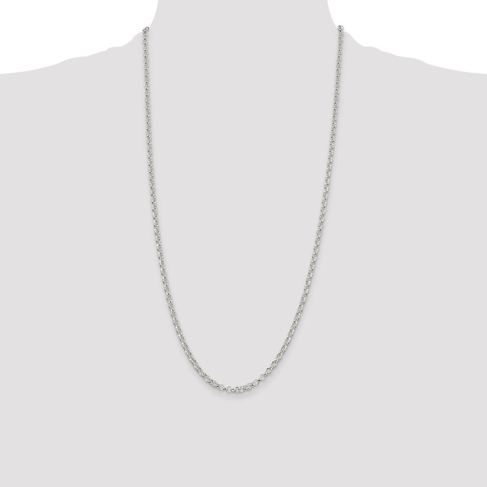 Sterling Silver 3.5mm Rolo Chain