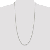 Sterling Silver 3.5mm Rolo Chain