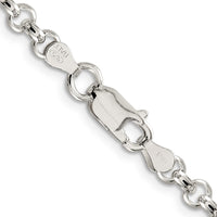 Sterling Silver 4.6mm Rolo Chain