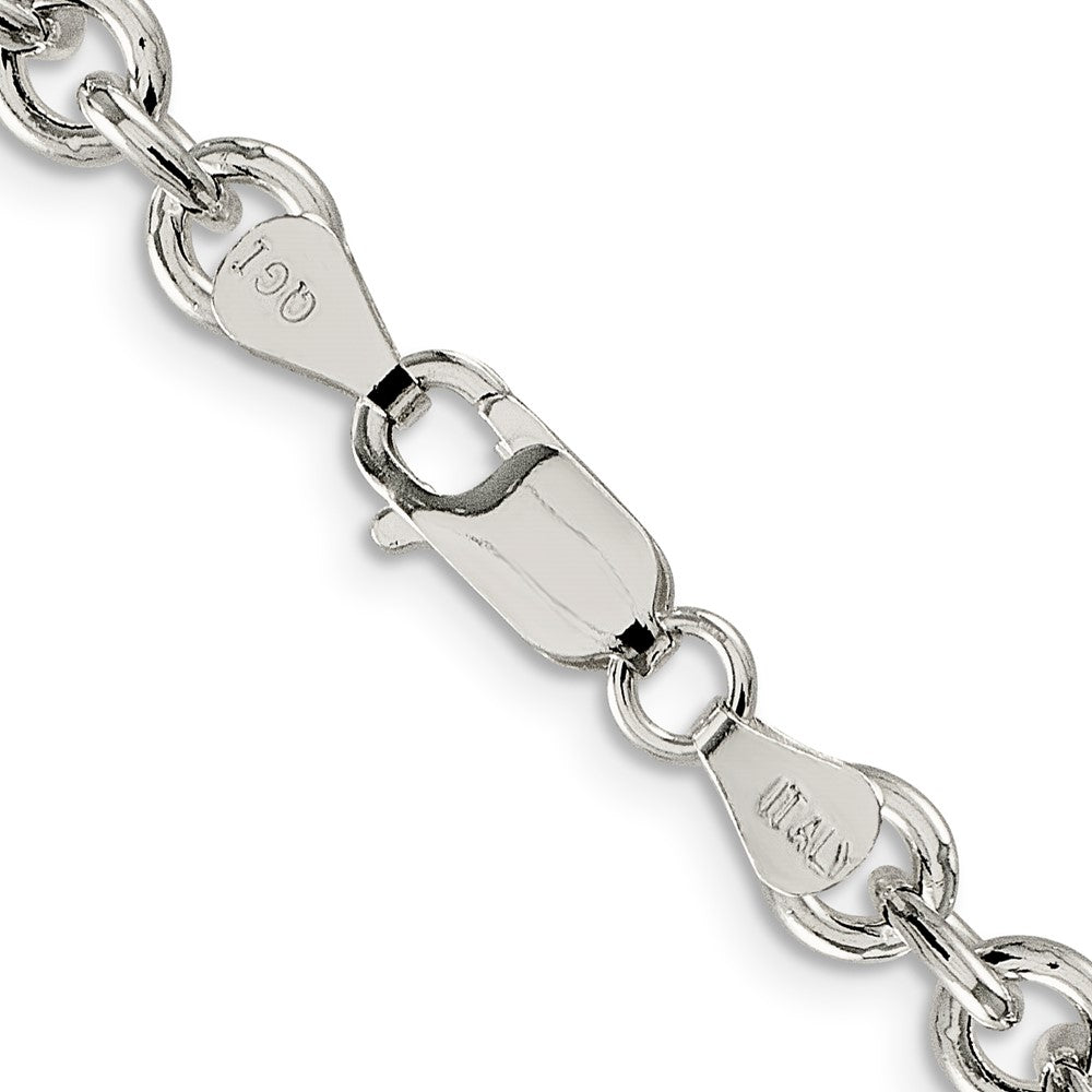 Sterling Silver 6.1mm Cable Chain
