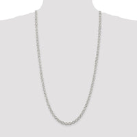 Sterling Silver 6.1mm Cable Chain