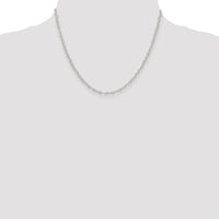 Sterling Silver 3.5mm Fancy Heart Link Chain