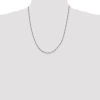Sterling Silver 2.5mm Figaro Chain