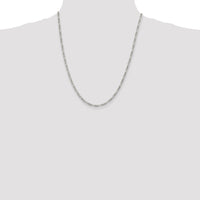 Sterling Silver 2.85mm Figaro Chain