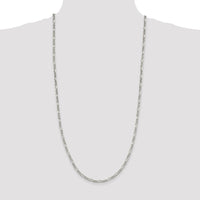 Sterling Silver 3.5mm Figaro Chain