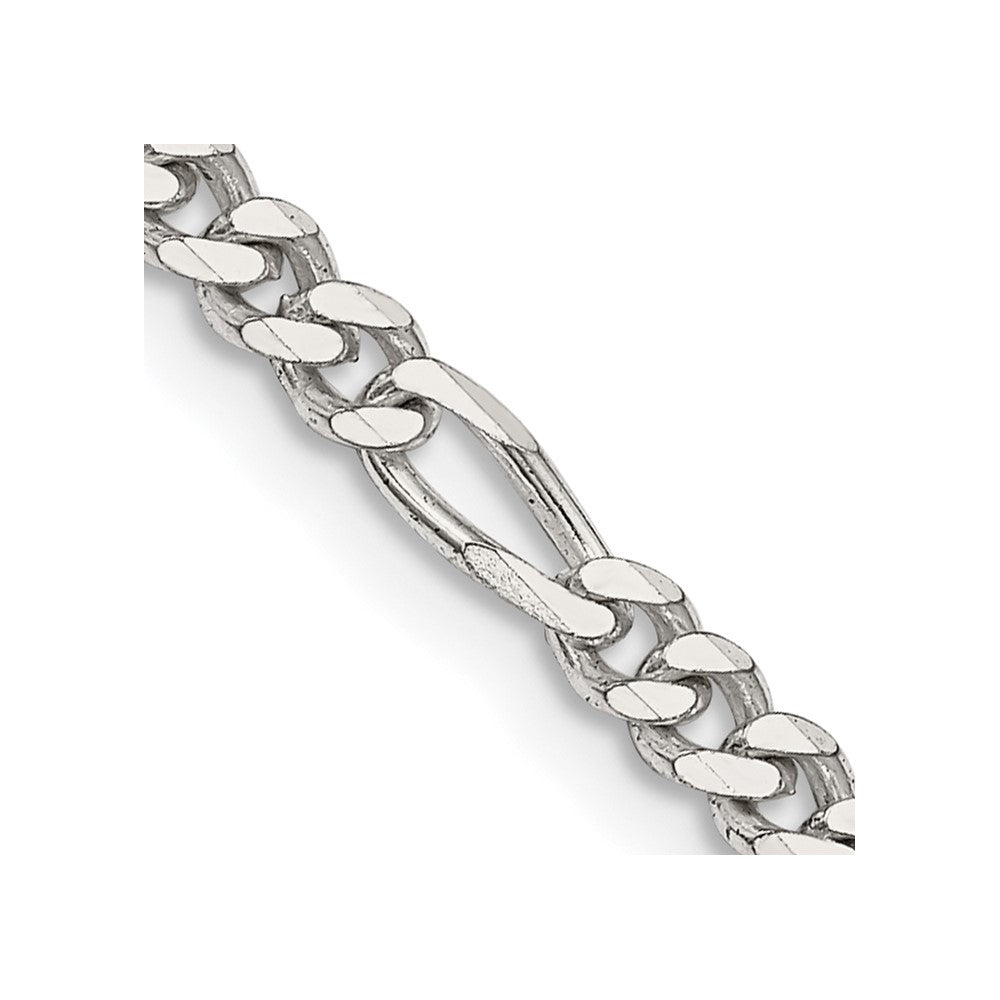 Sterling Silver 3.5mm Figaro Chain