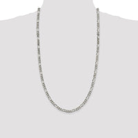 Sterling Silver 5.5mm Figaro Chain