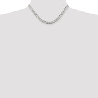 Sterling Silver 6.75mm Figaro Chain