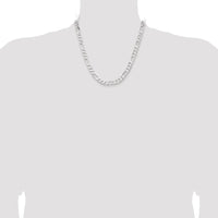 Sterling Silver 7.5mm Figaro Chain