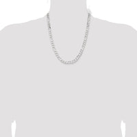 Sterling Silver 7.5mm Figaro Chain