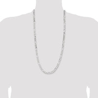 Sterling Silver 7.5mm Figaro Chain