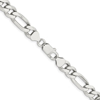 Sterling Silver 8mm Figaro Chain