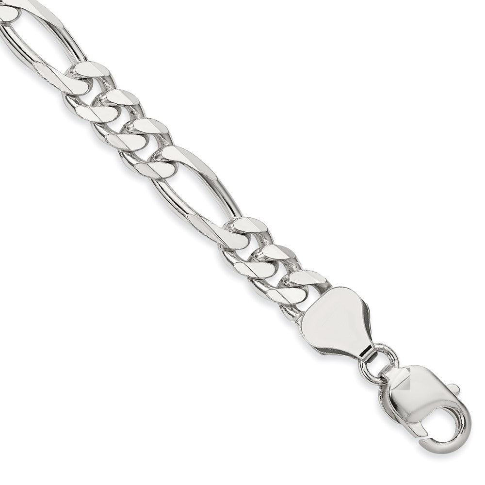 Sterling Silver 8mm Figaro Chain
