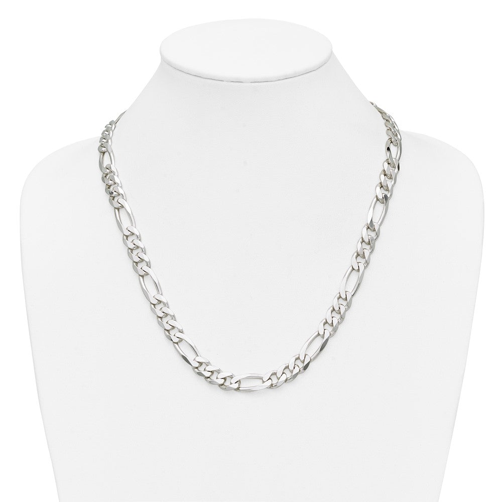 Sterling Silver 9mm Figaro Chain