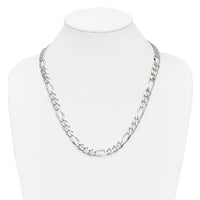 Sterling Silver 9mm Figaro Chain