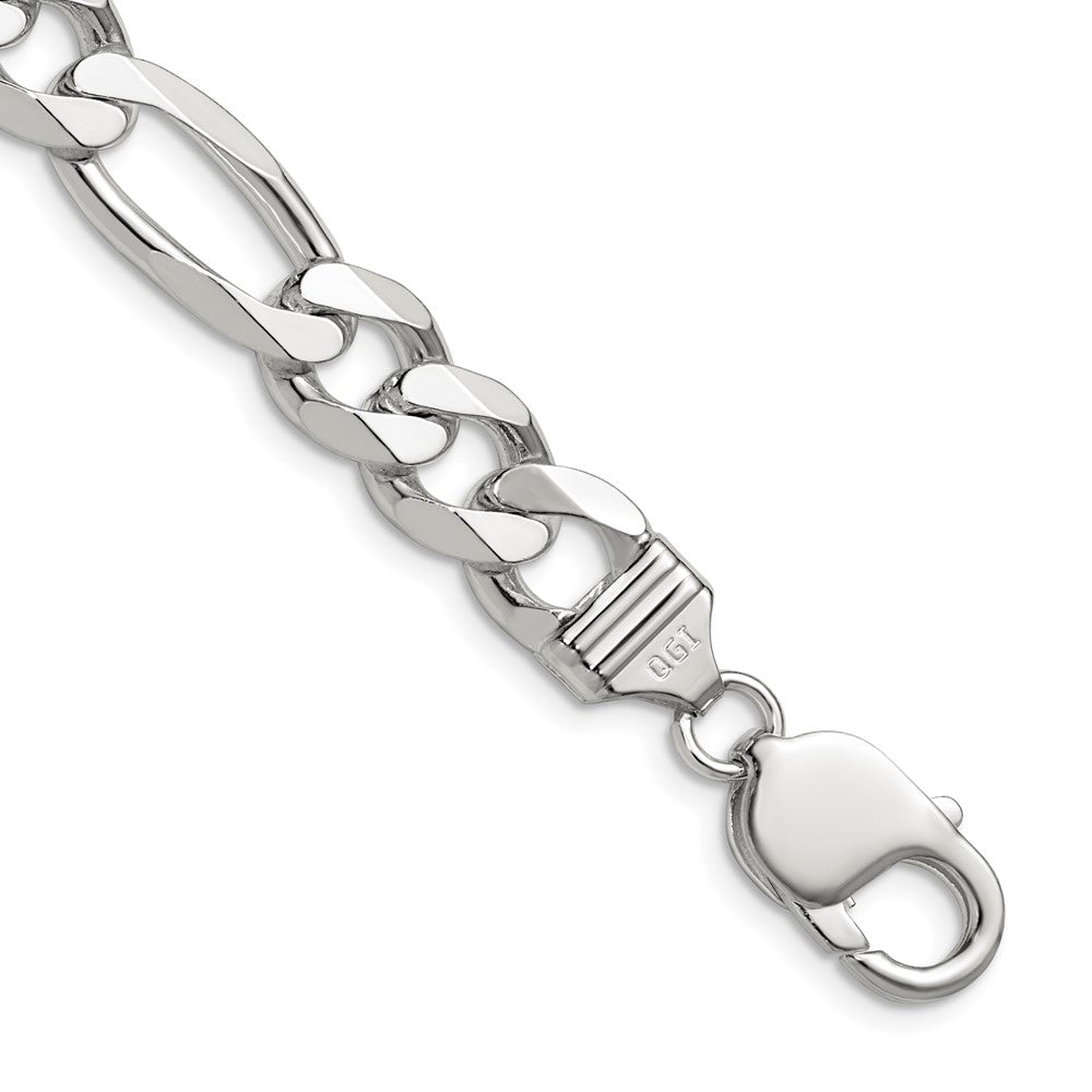 Sterling Silver 9mm Figaro Chain