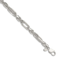 Sterling Silver 8mm D/C Figarope Chain