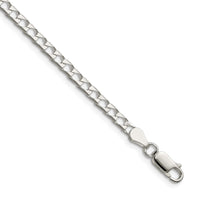Sterling Silver 3.25mm D/C Square Curb Chain