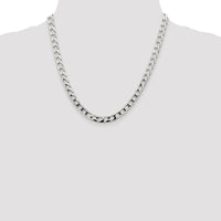 Sterling Silver 6.25mm D/C Square Curb Chain