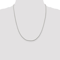 Sterling Silver 1.25mm Diamond-cut Round Franco Chain