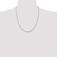Sterling Silver 1.25mm Diamond-cut Round Franco Chain