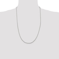 Sterling Silver 1.25mm Diamond-cut Round Franco Chain