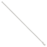 Sterling Silver 1.45mm Diamond-cut Round Franco Chain