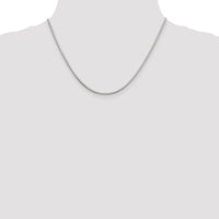 Sterling Silver 2mm Diamond-cut Snake Chain