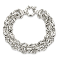 Sterling Silver Fancy Link Bracelet